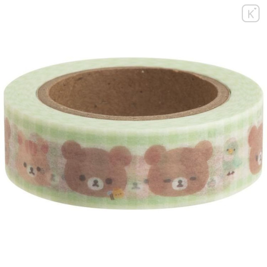 Japan San-X Washi Masking Tape - Chairoikoguma - 2