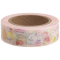 Japan San-X Washi Paper Masking Tape - Sumikko Gurashi / Fruit Vacation - 2