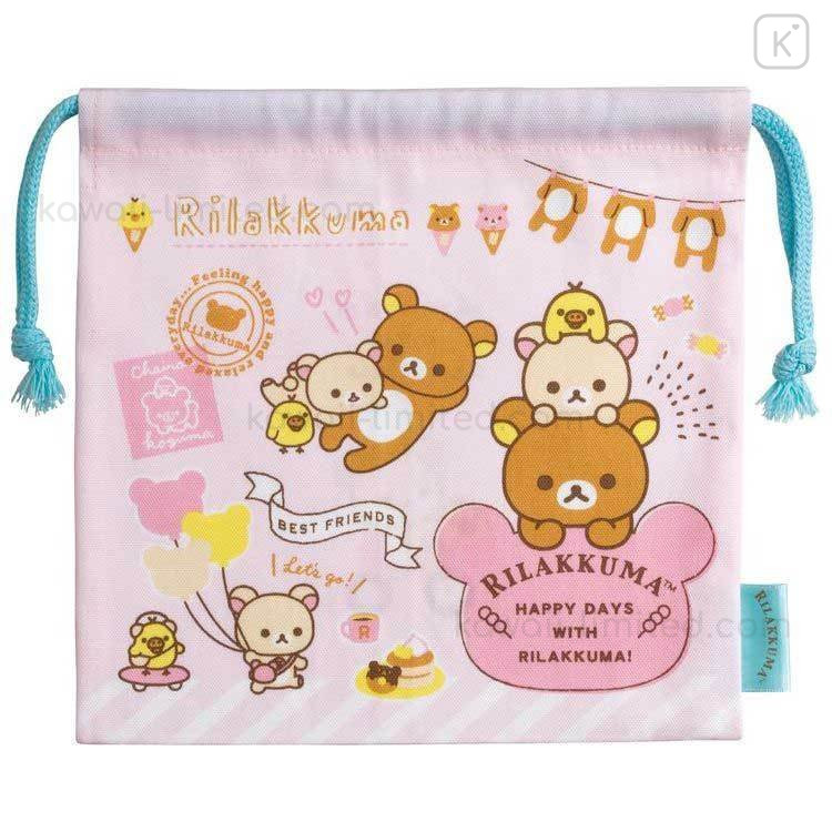 rilakkuma drawstring bag