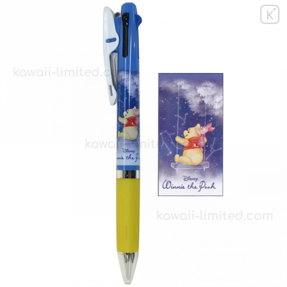 DISNEY POOH Plastic Pen Pencil Case  From JAPAN 