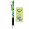 Japan Disney Jetstream 3 Color Multi Ballpoint Pen - Little Green Men Alien - 1