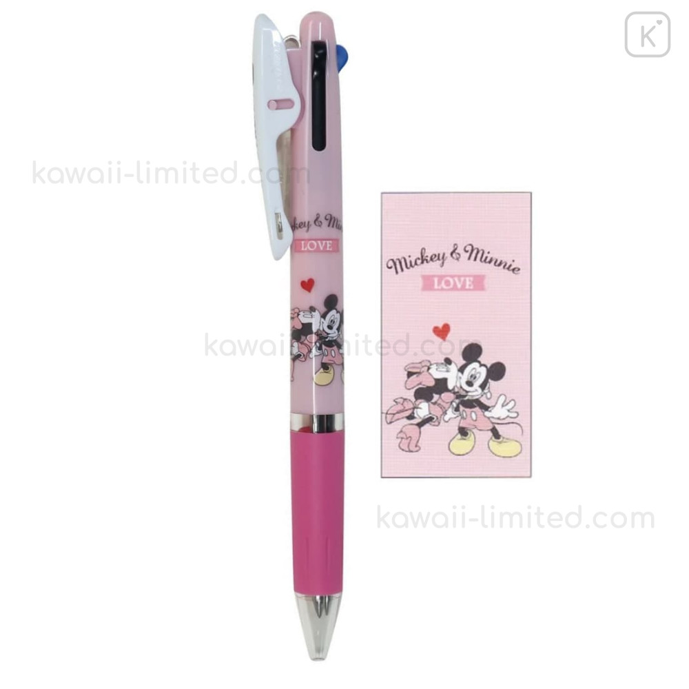 Japan Disney Jetstream 3 Color Multi Ball Pen - Mickey & Minnie Mouse ...