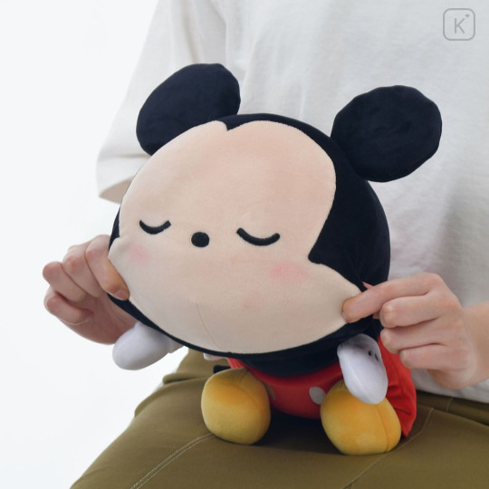 Japan Disney Store Plush Toy - Mickey : Koro Koro Style Sleeping Friend - 2