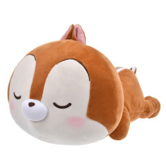 Japan Disney Store Plush Toy - Chip : Koro Koro Style Sleeping Friend