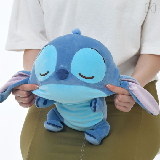 Japan Disney Store Plush Toy - Stitch : Koro Koro Style Sleeping Friend - 2