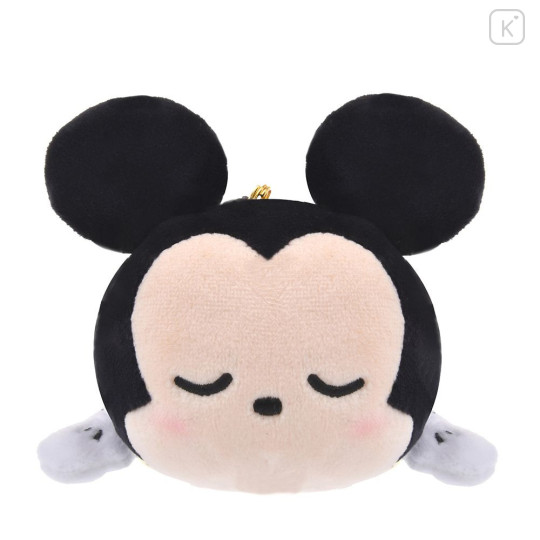 Japan Disney Store Plush Mascot Keychain - Mickey : Koro Koro Style Sleeping Friend - 2