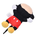 Japan Disney Store Plush Mascot Keychain - Mickey : Koro Koro Style Sleeping Friend - 6