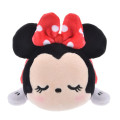 Japan Disney Store Plush Mascot Keychain - Minnie : Koro Koro Style Sleeping Friend - 2