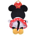 Japan Disney Store Plush Mascot Keychain - Minnie : Koro Koro Style Sleeping Friend - 5
