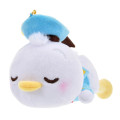 Japan Disney Store Plush Mascot Keychain - Donald : Koro Koro Style Sleeping Friend - 1