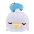 Japan Disney Store Plush Mascot Keychain - Donald : Koro Koro Style Sleeping Friend - 2