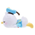 Japan Disney Store Plush Mascot Keychain - Donald : Koro Koro Style Sleeping Friend - 3