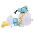 Japan Disney Store Plush Mascot Keychain - Donald : Koro Koro Style Sleeping Friend - 4