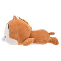 Japan Disney Store Plush Mascot Keychain - Chip : Koro Koro Style Sleeping Friend - 3