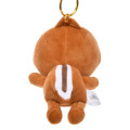 Japan Disney Store Plush Mascot Keychain - Chip : Koro Koro Style Sleeping Friend - 5