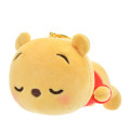 Japan Disney Store Plush Mascot Keychain - Pooh : Koro Koro Style Sleeping Friend - 1