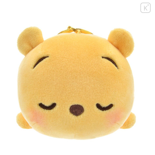 Japan Disney Store Plush Mascot Keychain - Pooh : Koro Koro Style Sleeping Friend - 2