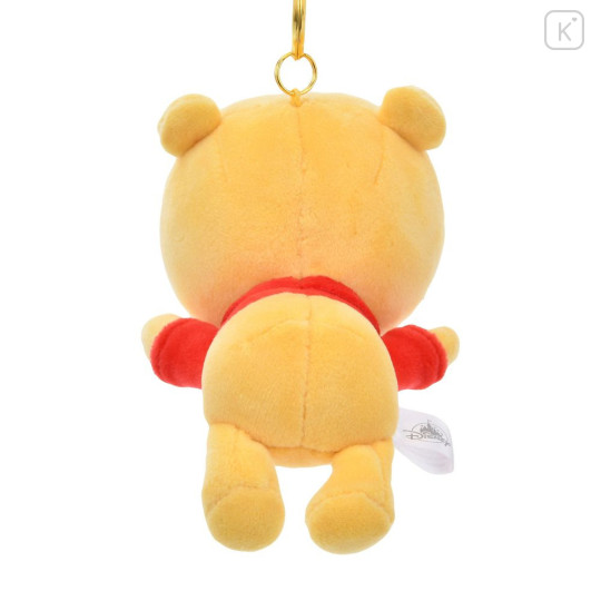 Japan Disney Store Plush Mascot Keychain - Pooh : Koro Koro Style Sleeping Friend - 5