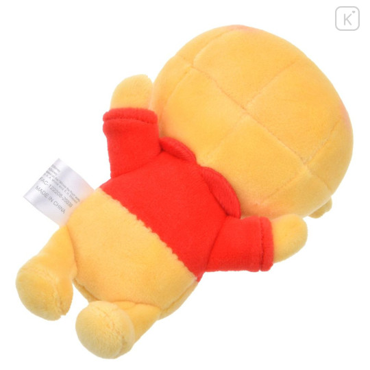 Japan Disney Store Plush Mascot Keychain - Pooh : Koro Koro Style Sleeping Friend - 6