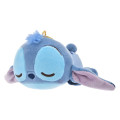 Japan Disney Store Plush Mascot Keychain - Stitch : Koro Koro Style Sleeping Friend - 1