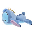 Japan Disney Store Plush Mascot Keychain - Stitch : Koro Koro Style Sleeping Friend - 3