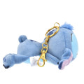 Japan Disney Store Plush Mascot Keychain - Stitch : Koro Koro Style Sleeping Friend - 4