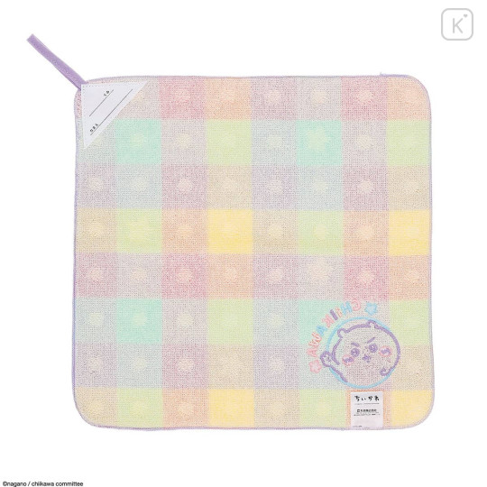 Japan Chiikawa Hand Towel with Loop - Chiikawa : Colorful Pastel Dot - 2