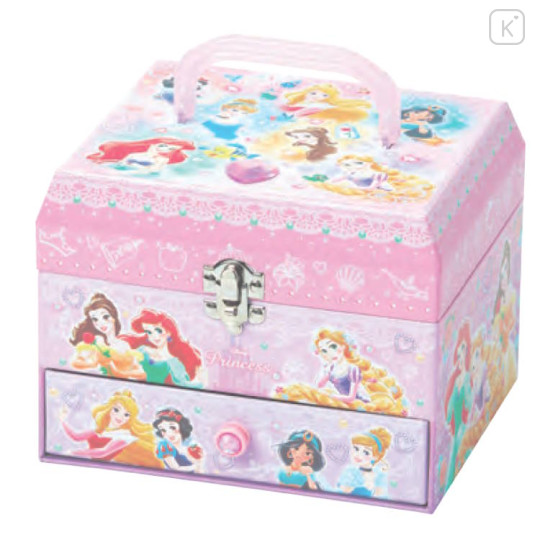 Japan Disney Chest of Drawers Secret Kids Accessories - Princess : Ariel Rapunzel Belle Jasmine - 1