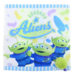 Japan Disney Jacquard Towel Handkerchief - Toy Story Little Green Men Aliens Colorful