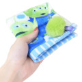 Japan Disney Jacquard Towel Handkerchief - Toy Story Little Green Men Aliens Colorful - 3