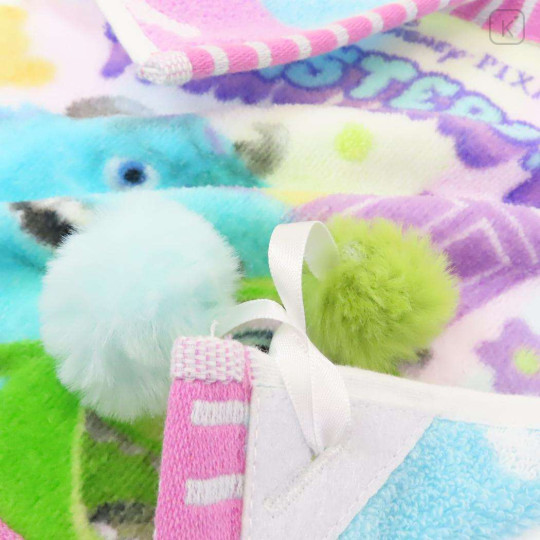 Japan Disney Jacquard Towel Handkerchief - Monsters Inc Mike & Sulley : Colorful - 2