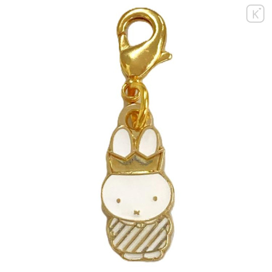 Japan Miffy Tiny Metal Charm - Miffy : 70th Anniversary Crown - 1