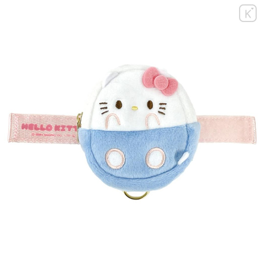 Japan Sanrio Attachable Mini Pouch With Bag Charm - Hello Kitty - 1