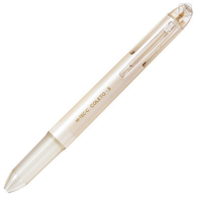 Japan Pilot Hi-Tec-C Coleto 5 Color Barrel - Cream Pearl - 1