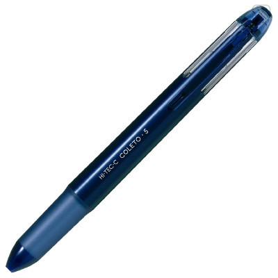 Japan Pilot Hi-Tec-C Coleto 5 Color Barrel - Navy - 1