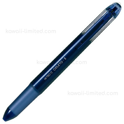 PILOT HI-TEC-C coleto チェシャ猫 3色用 Japan Pilot Hi-Tec-C Coleto 5 Color Barrel - Navy | Kawaii Limited