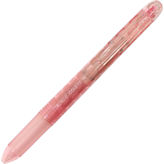 Japan Pilot Hi-Tec-C Coleto 4 Color Barrel - Dot Baby Pink - 1