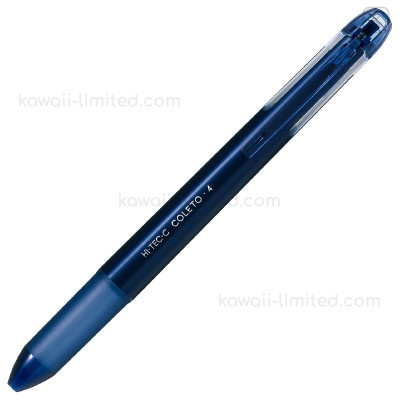 PILOT HI-TEC-C coleto チェシャ猫 3色用 Japan Pilot Hi-Tec-C Coleto 4 Color Barrel - Navy | Kawaii Limited
