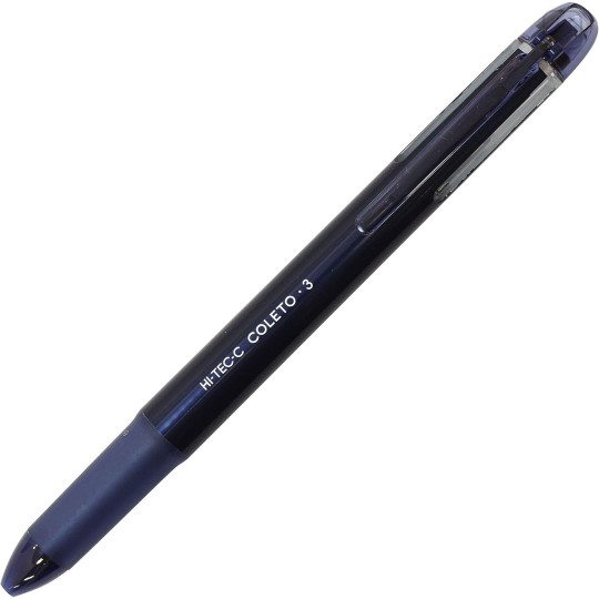 Japan Pilot Hi-Tec-C Coleto 3 Color Barrel - Navy - 1