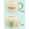 Japan Pokemon 3D Porcelain Mug - Rowlet : Pokepeace Face - 2