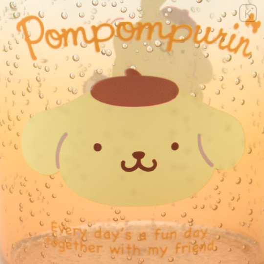 Japan Sanrio Original Clear Tumbler - Pompompurin - 3