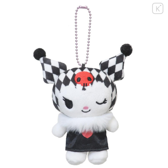 Japan Sanrio Mascot Holder - Kuromi : 20th Anniversary Argyle - 1