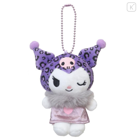 Japan Sanrio Mascot Holder - Kuromi : 20th Anniversary Leopard - 1