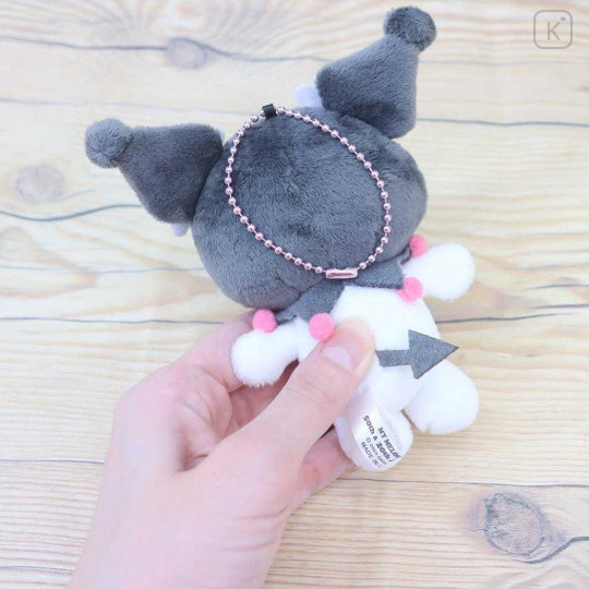 Japan Sanrio Mascot Holder - Kuromi : 20th Anniversary Flower - 2