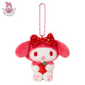 Japan Sanrio Mascot Holder - My Melody : 50th Anniversary Pink Dot - 1