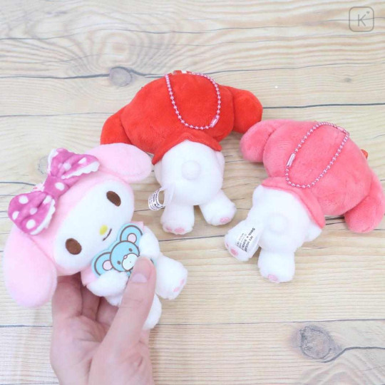 Japan Sanrio Mascot Holder - My Melody : 50th Anniversary Dot Ribbon - 2