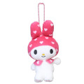 Japan Sanrio Mascot Holder - My Melody : 50th Anniversary Heart - 1