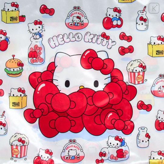 Japan Sanrio Satin Eco Bag - Hello Kitty - 4