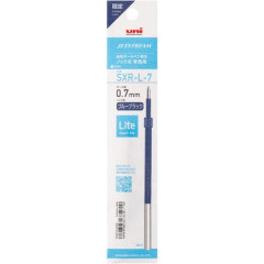 Japan Uni Jetstream Lite Touch SXR-L-7 Ballpoint Pen Refill - 0.7mm Blue Black