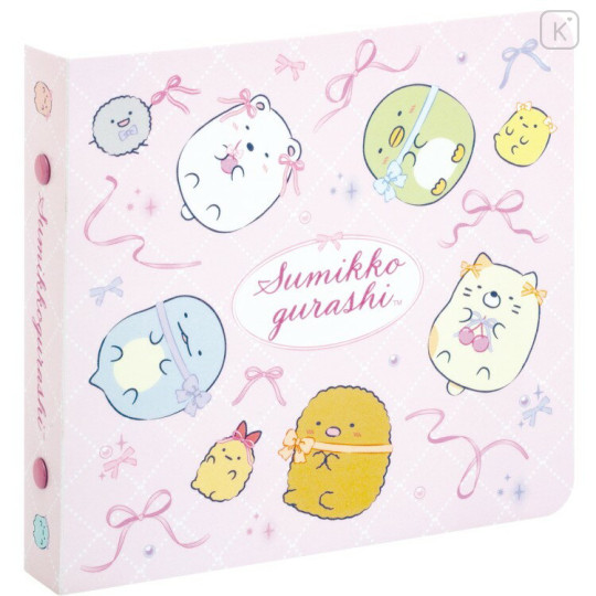 Japan San-X Original Friendship Profile Memory Book Mini Binder - Sumikko Gurashi : Ribbon Sky Party - 1